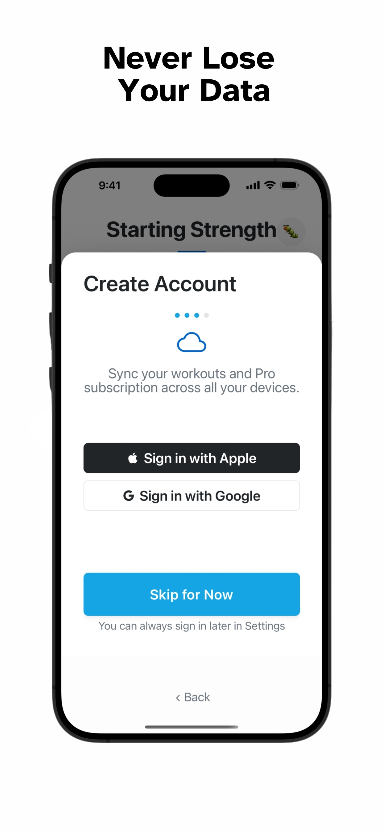 Never Lose Your Data - Cloud backup