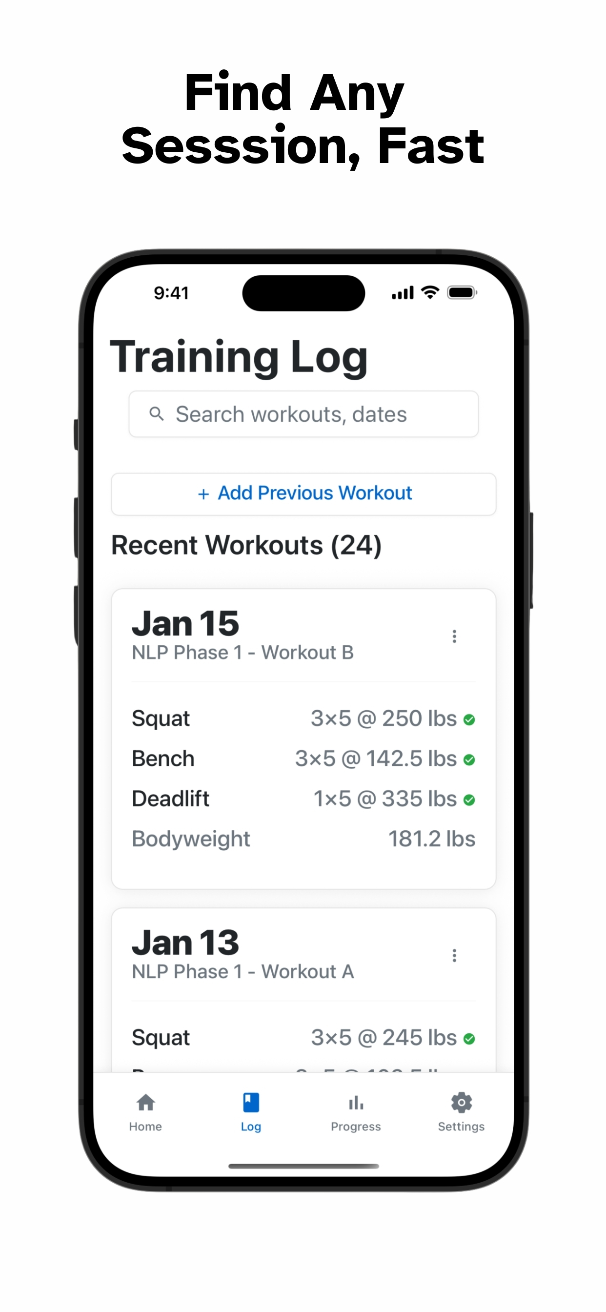 Find Any Session, Fast - Training history