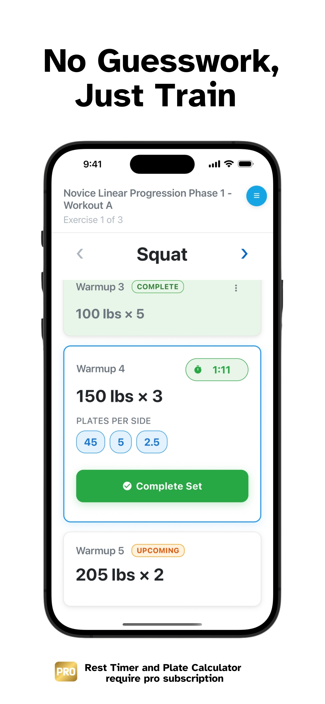 No Guesswork, Just Train - Automatic weight calculations